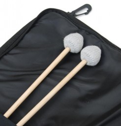 Etude vibra-marimba tête jazz chorus paire de bag.manche rotin + sac