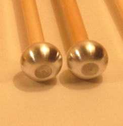 Baguettes de Glockenspiel Tête Aluminium 18 mm