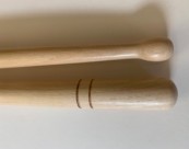 Baguettes de tambour modèle  »Flagadoum »Bois Hickory »